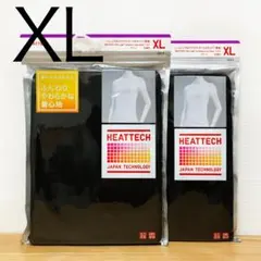 ヒートテック ウルトラライト タートルネックT 長袖　黒ブラック　XL　ユニクロ