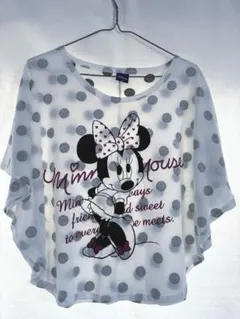 Disney ミニーマウス 水玉柄 Tシャツ 150