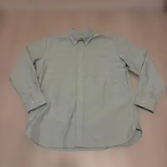 ユニクロ オックスフォードシャツ XL ライトグリーン