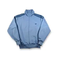 70s 80s adidas アディダス トラックジャケット 水色 デサント Mのサムネイル