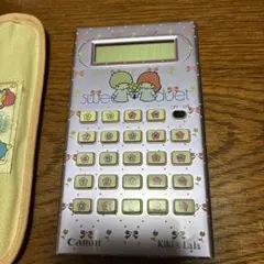 キキララ　電卓　レア　サンリオ　CANON コラボ　1976年当時のもの　レトロ Canon Kiki & Lala スイートデュエット電卓 1976年 超レア - メルカリ