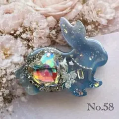 レジン ヘアゴム うさぎちゃん No.89 - メルカリ