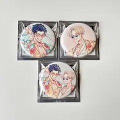 だかいち 抱かれたい男1位に脅されています レザー缶バッジ 2点セット