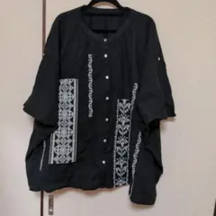 AS KNOW AS olaca 植物図鑑のセカイ刺繍シャツ AS KNOW AS olaca 植物図鑑のセカイ刺繍シャツ - メルカリ