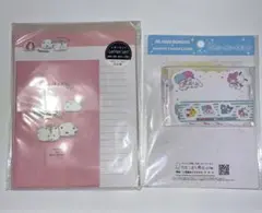 2点セット レターセット 手紙 メモ ハムスター いちご大福 お菓子 スイーツ