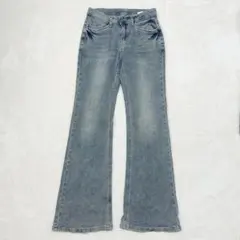yt492 ロムウェ ブーツカットデニムパンツ フレア 平成 y2k ジーンズ