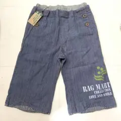 新品 RAG MART ラグマート ハーフパンツ 130 薄デニム