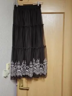 チュールスカート axes ブラウン