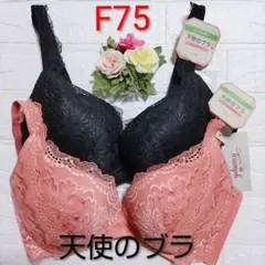 F75◆トリンプ　天使のブラ◆スリムライン552◆ノンワイヤー　ブラジャー◆2枚