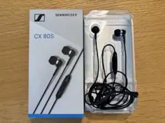 ゼンハイザー Sennheiser 有線イヤホンCX 80Sマイク リモコン付き