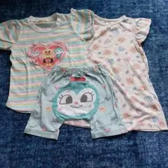 Tシャツ95cm・ワンピ90cm・パンツ90cmセット アンパンマン コキン