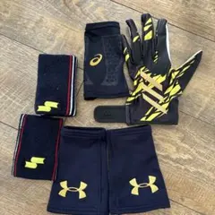 柳田悠岐選手 サイン入りエルボフット 【本人使用】 UNDER ARMOUR