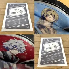 ココス うたプリ カルナイ クリアファイル カミュ 蘭丸 タブナイ 2枚セット