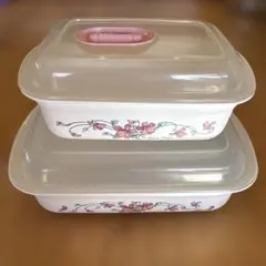 昭和レトロ プラスチック容器 2個 - メルカリ