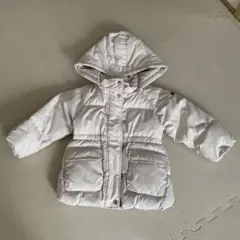 11/17までPetit Main フード付きダウンコート90サイズ 美品