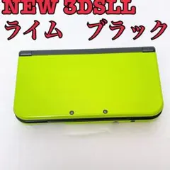 美品 New 3dsll ライム ブラック