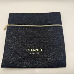 CHANEL BEAUTE シャネル ボーテ ノベルティ ポーチ ネイビーのサムネイル