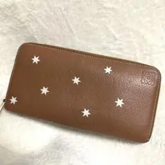 LOEWE/ラウンドファスナー/星/長財布