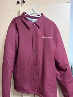 Champion バーガンディ 裏ボアジャケット L