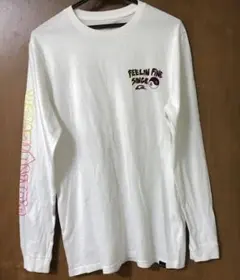 【美品】QUIKSILVER 長袖 Tシャツ　ロンT ホワイト　XS