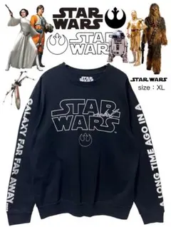 STAR WARS　Rebel Alliance　スウェット　XL　黒　US古着のサムネイル
