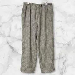 ミゼール ジュニアカジュアルパンツ XL 黒ベージュ ウール100% 美品
