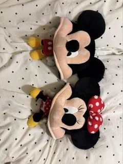 ミッキーミニーファンキャップ　セット