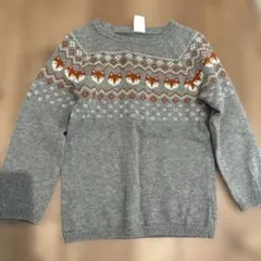H&M グレー ニットセーター 92