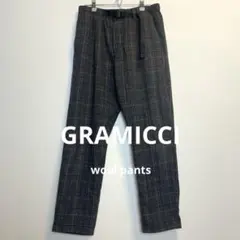 GRAMICCI グラミチ　ウールパンツ　クロップドパンツ　ブラックチェック