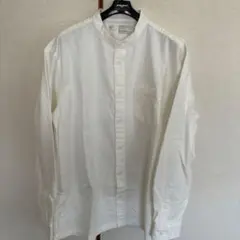 無印　ホワイト Lサイズ 長袖シャツ 100%コットン