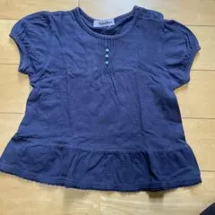 familiar ネイビー フリル Tシャツ120のサムネイル