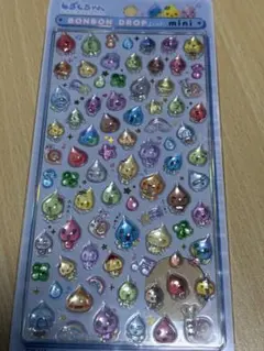 しずくちゃん　しずくの森のなかまたち　ボンボンドロップシール　ミニ