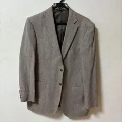 グレー ヘリンボーン ビジネスジャケット
