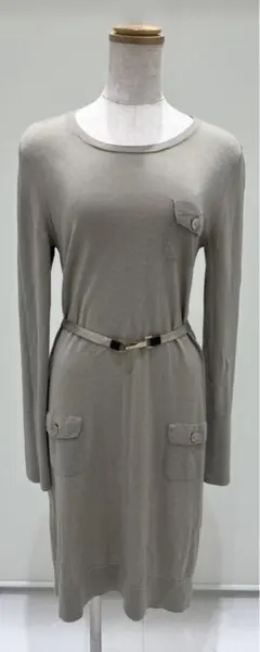 S’MaxMara ニットワンピース　ベルト付き