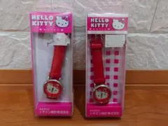 【シチズン時計】ハローキティ アナログ腕時計 赤