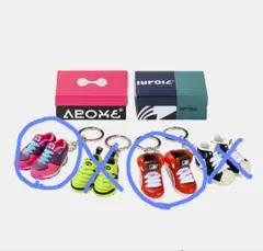 スプラ　クツキーホルダーコレクション　シーホースHiレッド　ピンクビーンズ