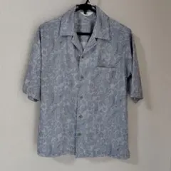 WYM LIDNM ペイズリー柄 半袖シャツ グレー Mサイズのサムネイル