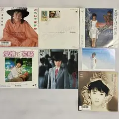 松田聖子 シングルレコード 4枚セット 渚のバルコニー ほか d826y86
