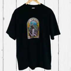 古*。様 90s USA製 JERZEES ON TRACK グラフィック Tシ