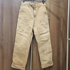 Carhartt ダブルニー ペインターパンツ USA製 ダック地 ベージュ