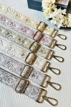インド刺繍リボン スマホショルダー