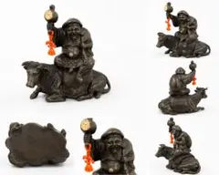 希少 西遊記 石彫 三蔵法師・孫悟空・猪八戒・沙悟浄・置物 4体セット