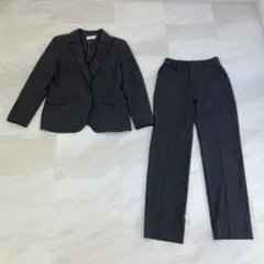 リプリア セットアップ リクルート ビジネス パンツスーツ ダークグレー S