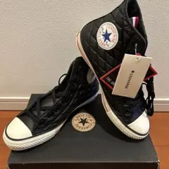 新品未使用CONVERSE オールスター　キルティング ブラック　25cm
