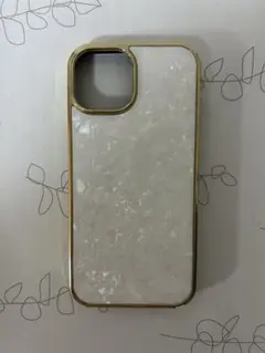 UNiCASE iPhone14用ケース シェル調 ゴールドフレームのサムネイル