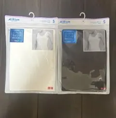 【未使用】ユニクロ　シームレス　タンクトップ　S 2枚セットのサムネイル