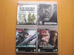 ＰＳ３ソフト４枚セット　メタルギアソリッドHDエディション 他