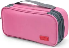 多機能ペンケース 大容量 シンプル 筆箱 ポリエステル ジッパー付き 仕分け収納