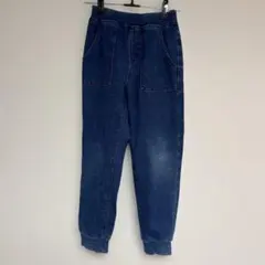 ② GU ダークブルー パンツ 130cm