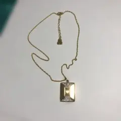 13240 LANVIN ランバン スクエア ペンダント ネックレス